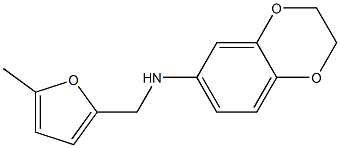 N-[(5-methylfuran-2-yl)methyl]-2,3-dihydro-1,4-benzodioxin-6-amine Structure