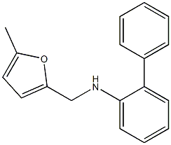 N-[(5-methylfuran-2-yl)methyl]-2-phenylaniline 구조식 이미지
