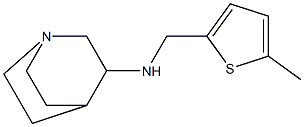 N-[(5-methylthiophen-2-yl)methyl]-1-azabicyclo[2.2.2]octan-3-amine Structure