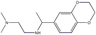 N'-[1-(2,3-dihydro-1,4-benzodioxin-6-yl)ethyl]-N,N-dimethylethane-1,2-diamine 구조식 이미지