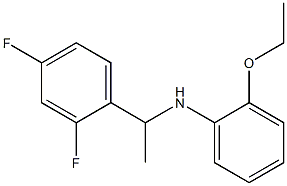 N-[1-(2,4-difluorophenyl)ethyl]-2-ethoxyaniline Structure