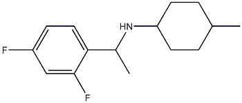 N-[1-(2,4-difluorophenyl)ethyl]-4-methylcyclohexan-1-amine Structure