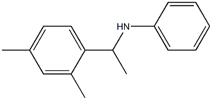 N-[1-(2,4-dimethylphenyl)ethyl]aniline Structure