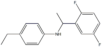 N-[1-(2,5-difluorophenyl)ethyl]-4-ethylaniline 구조식 이미지