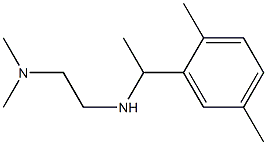 N'-[1-(2,5-dimethylphenyl)ethyl]-N,N-dimethylethane-1,2-diamine 구조식 이미지