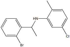 N-[1-(2-bromophenyl)ethyl]-5-chloro-2-methylaniline 구조식 이미지