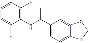 N-[1-(2H-1,3-benzodioxol-5-yl)ethyl]-2,6-difluoroaniline 구조식 이미지