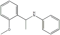 N-[1-(2-methoxyphenyl)ethyl]aniline 구조식 이미지