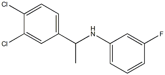 N-[1-(3,4-dichlorophenyl)ethyl]-3-fluoroaniline 구조식 이미지