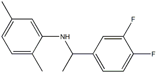 N-[1-(3,4-difluorophenyl)ethyl]-2,5-dimethylaniline Structure