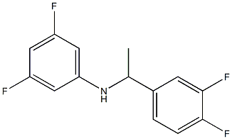 N-[1-(3,4-difluorophenyl)ethyl]-3,5-difluoroaniline Structure