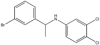 N-[1-(3-bromophenyl)ethyl]-3,4-dichloroaniline 구조식 이미지