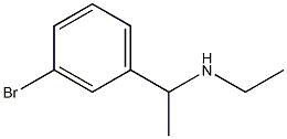 N-[1-(3-bromophenyl)ethyl]-N-ethylamine Structure
