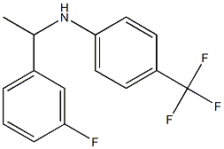 N-[1-(3-fluorophenyl)ethyl]-4-(trifluoromethyl)aniline 구조식 이미지