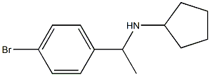N-[1-(4-bromophenyl)ethyl]cyclopentanamine 구조식 이미지