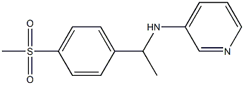 N-[1-(4-methanesulfonylphenyl)ethyl]pyridin-3-amine 구조식 이미지