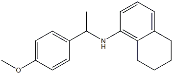 N-[1-(4-methoxyphenyl)ethyl]-5,6,7,8-tetrahydronaphthalen-1-amine 구조식 이미지