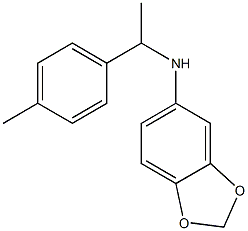 N-[1-(4-methylphenyl)ethyl]-2H-1,3-benzodioxol-5-amine 구조식 이미지