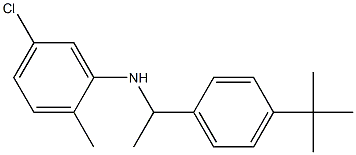 N-[1-(4-tert-butylphenyl)ethyl]-5-chloro-2-methylaniline Structure