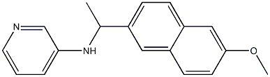 N-[1-(6-methoxynaphthalen-2-yl)ethyl]pyridin-3-amine 구조식 이미지