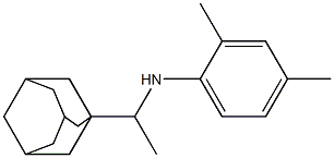 N-[1-(adamantan-1-yl)ethyl]-2,4-dimethylaniline Structure