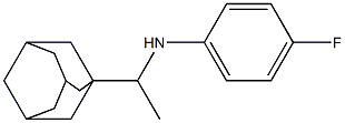 N-[1-(adamantan-1-yl)ethyl]-4-fluoroaniline Structure