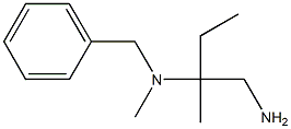 N-[1-(aminomethyl)-1-methylpropyl]-N-benzyl-N-methylamine 구조식 이미지