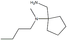 N-[1-(aminomethyl)cyclopentyl]-N-butyl-N-methylamine 구조식 이미지