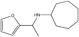 N-[1-(furan-2-yl)ethyl]cycloheptanamine Structure