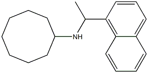 N-[1-(naphthalen-1-yl)ethyl]cyclooctanamine Structure