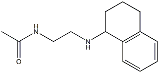 N-[2-(1,2,3,4-tetrahydronaphthalen-1-ylamino)ethyl]acetamide Structure