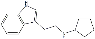 N-[2-(1H-indol-3-yl)ethyl]cyclopentanamine 구조식 이미지