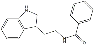 N-[2-(2,3-dihydro-1H-indol-3-yl)ethyl]benzamide Structure