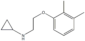 N-[2-(2,3-dimethylphenoxy)ethyl]cyclopropanamine Structure