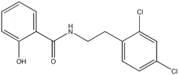 N-[2-(2,4-dichlorophenyl)ethyl]-2-hydroxybenzamide 구조식 이미지