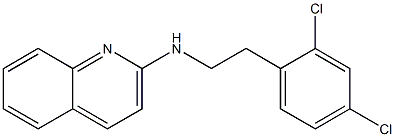 N-[2-(2,4-dichlorophenyl)ethyl]quinolin-2-amine 구조식 이미지