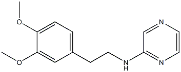 N-[2-(3,4-dimethoxyphenyl)ethyl]pyrazin-2-amine Structure