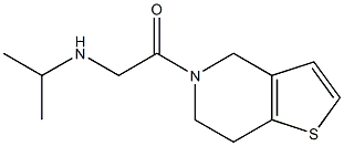 N-[2-(6,7-dihydrothieno[3,2-c]pyridin-5(4H)-yl)-2-oxoethyl]-N-isopropylamine 구조식 이미지