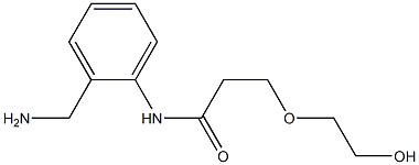 N-[2-(aminomethyl)phenyl]-3-(2-hydroxyethoxy)propanamide Structure