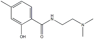 N-[2-(dimethylamino)ethyl]-2-hydroxy-4-methylbenzamide Structure