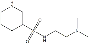 N-[2-(dimethylamino)ethyl]piperidine-3-sulfonamide 구조식 이미지