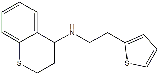 N-[2-(thiophen-2-yl)ethyl]-3,4-dihydro-2H-1-benzothiopyran-4-amine Structure