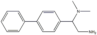 N-[2-amino-1-(1,1'-biphenyl-4-yl)ethyl]-N,N-dimethylamine Structure