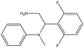 N-[2-amino-1-(2,6-difluorophenyl)ethyl]-N-methyl-N-phenylamine 구조식 이미지