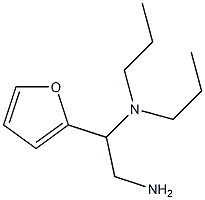 N-[2-amino-1-(2-furyl)ethyl]-N,N-dipropylamine Structure