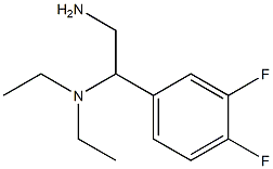 N-[2-amino-1-(3,4-difluorophenyl)ethyl]-N,N-diethylamine Structure