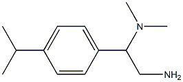 N-[2-amino-1-(4-isopropylphenyl)ethyl]-N,N-dimethylamine 구조식 이미지