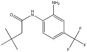 N-[2-amino-4-(trifluoromethyl)phenyl]-3,3-dimethylbutanamide Structure