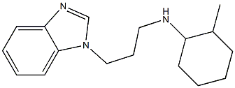 N-[3-(1H-1,3-benzodiazol-1-yl)propyl]-2-methylcyclohexan-1-amine 구조식 이미지