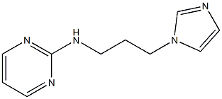 N-[3-(1H-imidazol-1-yl)propyl]pyrimidin-2-amine 구조식 이미지